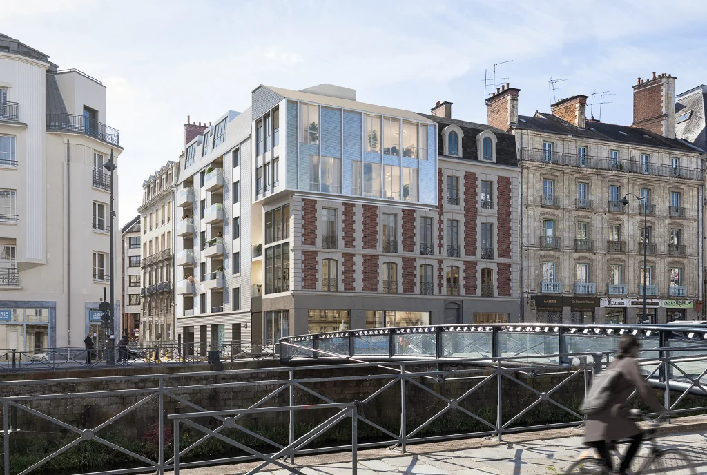 Passerelle Saint Germain à Rennes